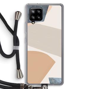 CaseCompany Formo: Samsung Galaxy A42 5G Transparant Hoesje met koord