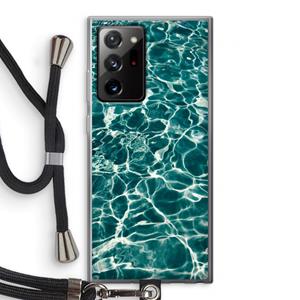 CaseCompany Weerkaatsing water: Samsung Galaxy Note 20 Ultra / Note 20 Ultra 5G Transparant Hoesje met koord