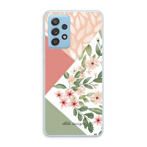 CaseCompany Sweet heaven geometrics: Samsung Galaxy A73 Transparant Hoesje