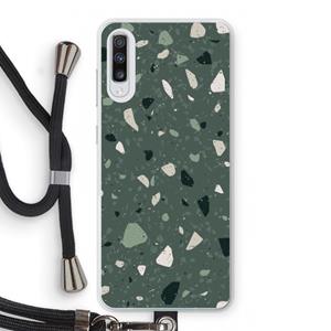 CaseCompany Terrazzo N°19: Samsung Galaxy A70 Transparant Hoesje met koord