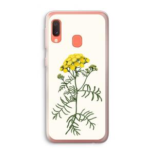 CaseCompany Tansy: Samsung Galaxy A20e Transparant Hoesje