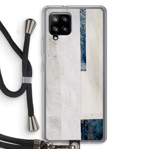 CaseCompany Meet you there: Samsung Galaxy A42 5G Transparant Hoesje met koord