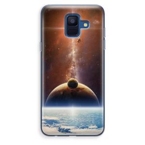 CaseCompany Omicron 2019: Samsung Galaxy A6 (2018) Transparant Hoesje