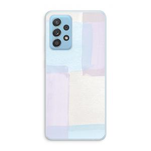 CaseCompany Square pastel: Samsung Galaxy A73 Transparant Hoesje