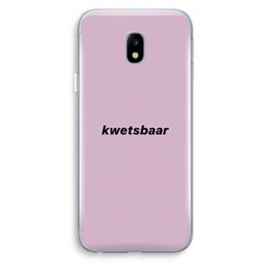 CaseCompany kwetsbaar: Samsung Galaxy J3 (2017) Transparant Hoesje