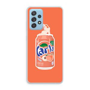 CaseCompany S(peach)less: Samsung Galaxy A73 Transparant Hoesje