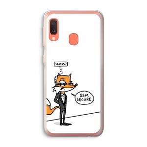 CaseCompany GSM secure: Samsung Galaxy A20e Transparant Hoesje