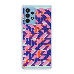 CaseCompany Skew Blush 3: Samsung Galaxy A52 Transparant Hoesje