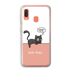 CaseCompany GSM poes: Samsung Galaxy A20e Transparant Hoesje