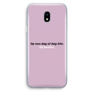 CaseCompany gij beslist: Samsung Galaxy J3 (2017) Transparant Hoesje