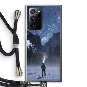 CaseCompany Wanderlust: Samsung Galaxy Note 20 Ultra / Note 20 Ultra 5G Transparant Hoesje met koord