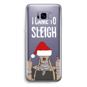 CaseCompany Came To Sleigh: Samsung Galaxy S8 Plus Transparant Hoesje