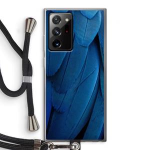 CaseCompany Pauw: Samsung Galaxy Note 20 Ultra / Note 20 Ultra 5G Transparant Hoesje met koord