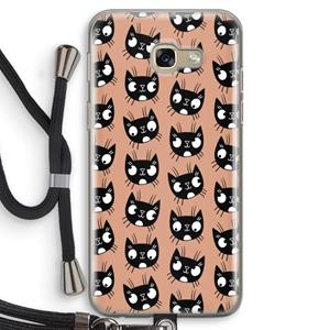 CaseCompany Kat: Samsung Galaxy A5 (2017) Transparant Hoesje met koord