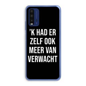CaseCompany Meer verwacht - Zwart: Xiaomi Redmi 9T Transparant Hoesje