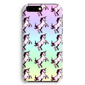 CaseCompany Musketon Unicorn: iPhone 8 Plus Volledig Geprint Hoesje