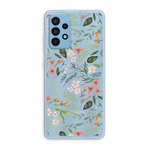 CaseCompany Sweet little flowers: Samsung Galaxy A52 Transparant Hoesje