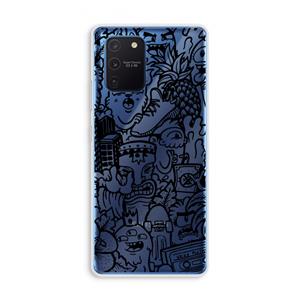 CaseCompany Vexx Black Mixtape: Samsung Galaxy Note 10 Lite Transparant Hoesje