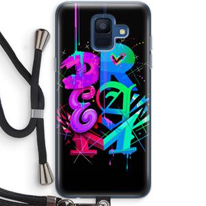 CaseCompany Dream: Samsung Galaxy A6 (2018) Transparant Hoesje met koord