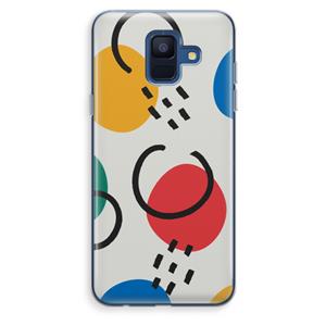 CaseCompany Illustratieve pop 3: Samsung Galaxy A6 (2018) Transparant Hoesje