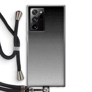 CaseCompany Musketon Halftone: Samsung Galaxy Note 20 Ultra / Note 20 Ultra 5G Transparant Hoesje met koord