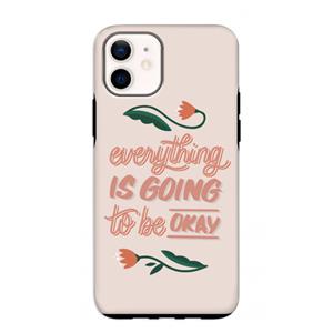 CaseCompany Optimistic flower girl: iPhone 12 mini Tough Case