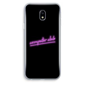 CaseCompany Vice Black: Samsung Galaxy J3 (2017) Transparant Hoesje