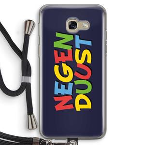 CaseCompany 90's One: Samsung Galaxy A5 (2017) Transparant Hoesje met koord