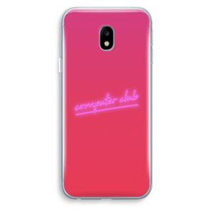 CaseCompany Vice Glow: Samsung Galaxy J3 (2017) Transparant Hoesje