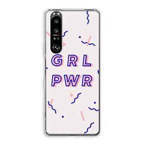 CaseCompany GRL PWR: Sony Xperia 1 III Transparant Hoesje