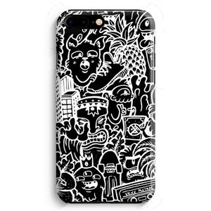 CaseCompany Vexx Black Mixtape: iPhone 8 Plus Volledig Geprint Hoesje