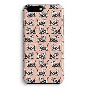 CaseCompany Zwarte poes: iPhone 8 Plus Volledig Geprint Hoesje