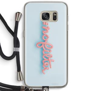 CaseCompany nofilter: Samsung Galaxy S7 Transparant Hoesje met koord