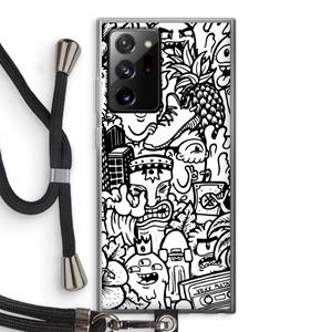 CaseCompany Vexx Mixtape #2: Samsung Galaxy Note 20 Ultra / Note 20 Ultra 5G Transparant Hoesje met koord