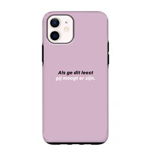 CaseCompany gij moogt er zijn: iPhone 12 mini Tough Case