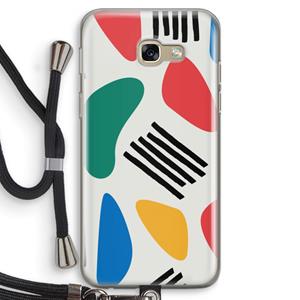 CaseCompany Illustratieve pop 1: Samsung Galaxy A5 (2017) Transparant Hoesje met koord