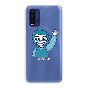 CaseCompany Zwaai: Xiaomi Redmi 9T Transparant Hoesje