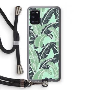 CaseCompany This Sh*t Is Bananas: Samsung Galaxy A31 Transparant Hoesje met koord