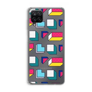 CaseCompany 8-bit N°7: Samsung Galaxy A12 Transparant Hoesje