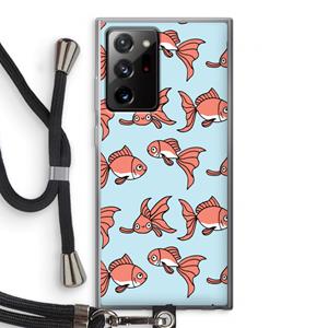 CaseCompany Blub: Samsung Galaxy Note 20 Ultra / Note 20 Ultra 5G Transparant Hoesje met koord