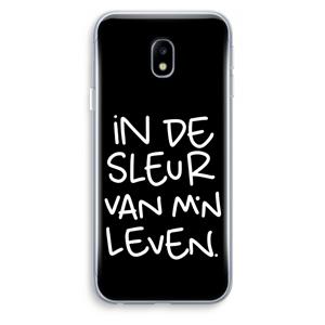 CaseCompany De Sleur: Samsung Galaxy J3 (2017) Transparant Hoesje