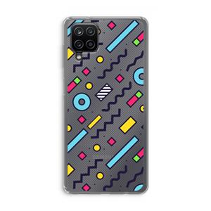 CaseCompany 8-bit N°8: Samsung Galaxy A12 Transparant Hoesje