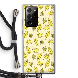 CaseCompany Herfst: Samsung Galaxy Note 20 Ultra / Note 20 Ultra 5G Transparant Hoesje met koord
