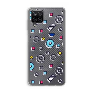 CaseCompany 8-bit N°9: Samsung Galaxy A12 Transparant Hoesje