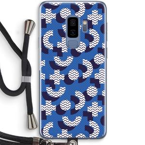 CaseCompany 8-bit N°5: Samsung Galaxy S9 Plus Transparant Hoesje met koord