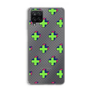 CaseCompany 8-bit N°10: Samsung Galaxy A12 Transparant Hoesje