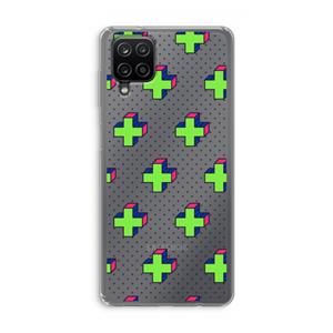 CaseCompany 8-bit N°10: Samsung Galaxy A12 Transparant Hoesje