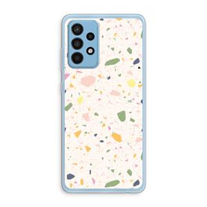CaseCompany Terrazzo N°21: Samsung Galaxy A52 Transparant Hoesje
