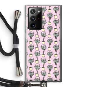 CaseCompany Boompje: Samsung Galaxy Note 20 Ultra / Note 20 Ultra 5G Transparant Hoesje met koord