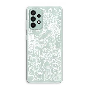 CaseCompany Vexx Mixtape #2: Samsung Galaxy A52s 5G Transparant Hoesje